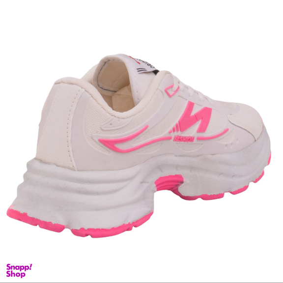 کفش پیاده روی زنانه مدل نیو فیس کد 14 رنگ سفید صورتی