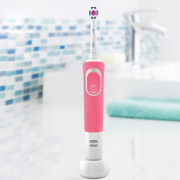 مسواک برقی اورال-بی (Oral-B) مدل Vitality 100 – 3D White صورتی