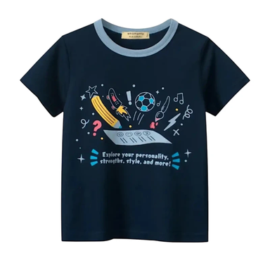 تیشرت آستین کوتاه پسرانه هومنیتی مدل MDSS-CG5523