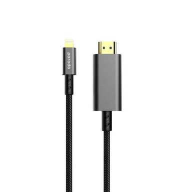 کابل تبدیل Lightning به HDMI پرودو مدل PD-4KHDML طول 1 متر