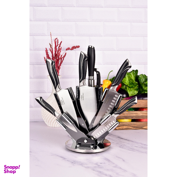 سرویس چاقو آشپزخانه 8 پارچه یونیک طرح 6 کد 5533