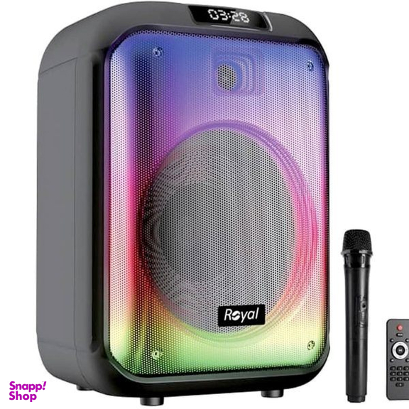 اسپیکر بلوتوثی رویال کد 1210 به همراه میکروفون و ریموت