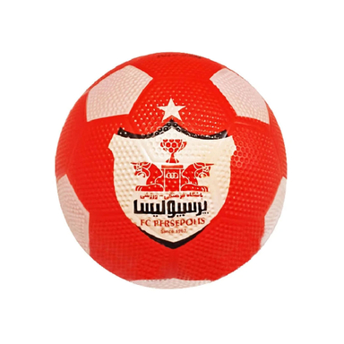 توپ فوتبال لاستیکی بتا طرح پرسپولیس کد TFT206