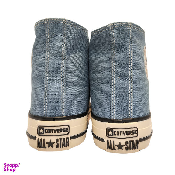 کفش ساقدار طرح کانورس آل استار کد B2514 رنگ آبی