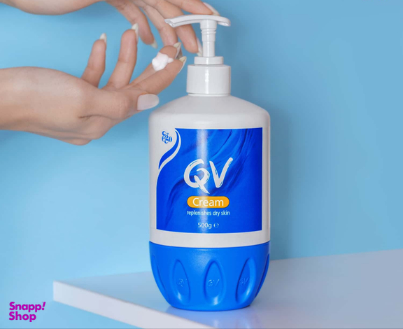 کرم مرطوب کننده و آبرسان کیووی مناسب پوست خشک وزن 500 گرم