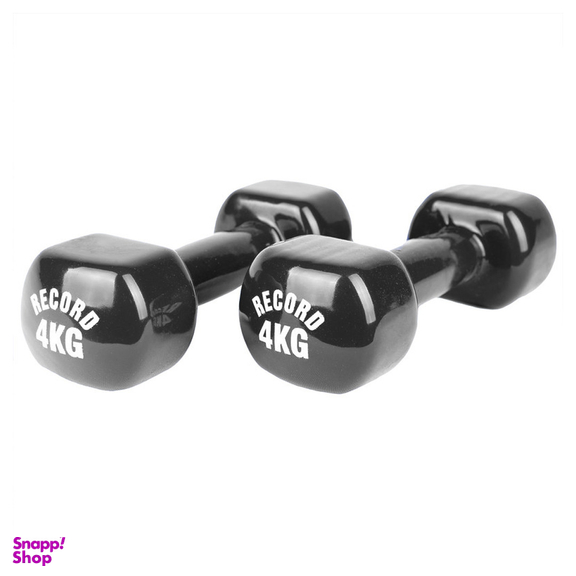 دمبل رکورد مدل 219 وزن 4 کیلوگرمی بسته 2 عددی