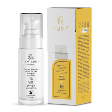 کرم ضد آفتاب لاویاچه مدل +SPF50 بی رنگ مناسب انواع پوست حجم 50 میلی لیتر
