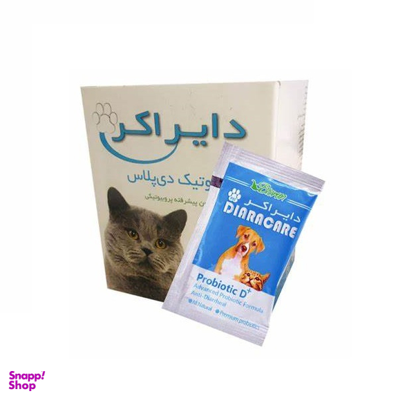 پودر پروبیوتیک گربه بایوران مدل دی پلاس دایراک وزن 150 گرم
