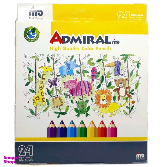 مداد رنگی 24 رنگ آدمیرال مدل 761C24