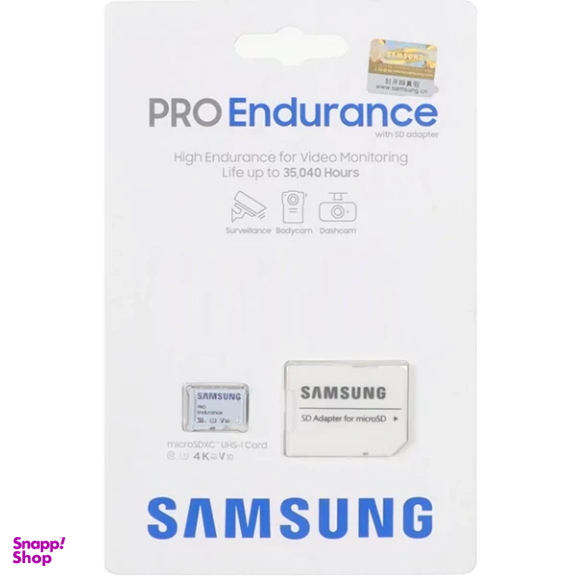 کارت حافظه MicroSDHC سامسونگ مدل Pro Endurance V10 ظرفیت 8 گیگابایت به همراه آداپتور