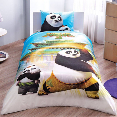 سرویس کاور لحاف تکنفره تاچ مدل panda
