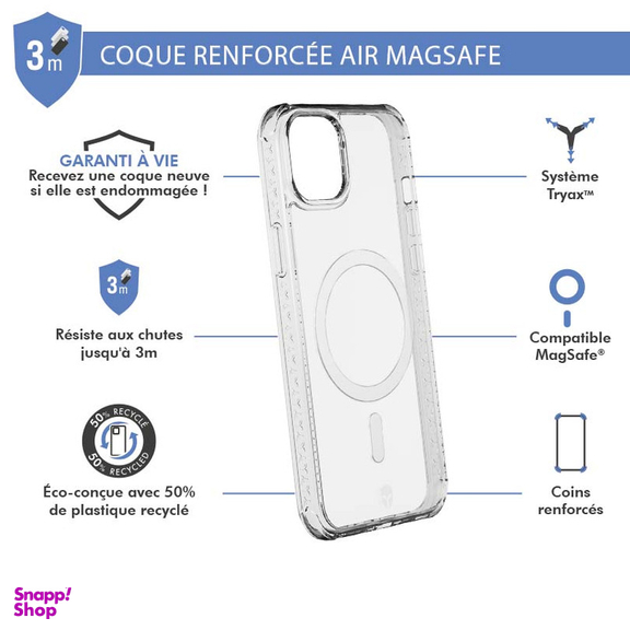 کاور فورس مدل FCAIRMAGIP14MT Air مناسب برای گوشی موبایل اپل iPhone 14 Plus Max