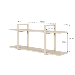 قفسه دیواری ساویس مدل SWD 120
