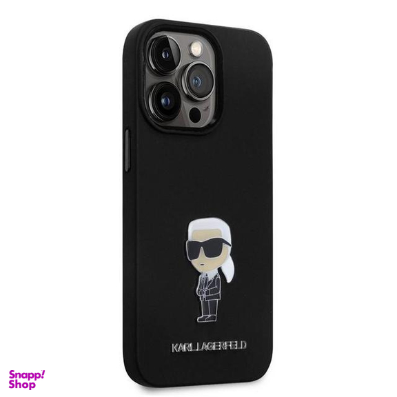 کاور گوشی موبایل کارل لاگرفلد مدل Silicone مناسب برای اپل iPhone 15 Pro