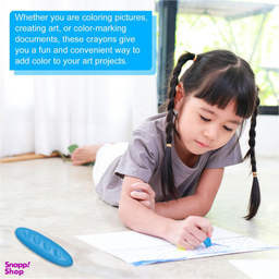 مداد شمعی جادویی 36 رنگ مدل بادومی کد 036