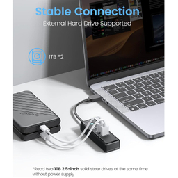 USB هاب 3 پورت USB3.0 اوریکو مدل PWC2U-U3