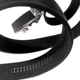 کمربند مردانه ریلی مدل سگک نقره ای سایز 120سانتی متر