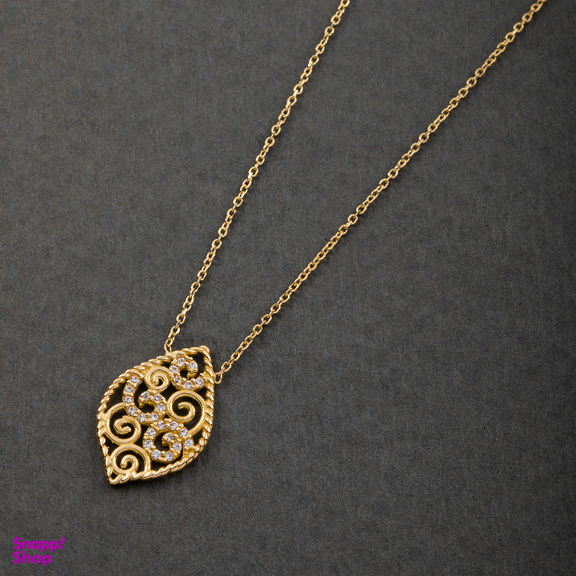 گردنبند طلا 18 عیار زنانه جواهری سون کد 2488