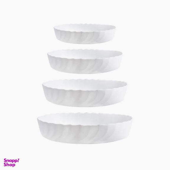 ظرف گلدن اوپال مدل تریانون کنگره مجموعه 4 عددی