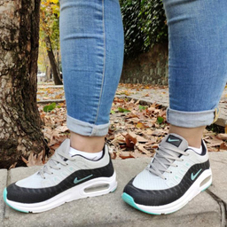 کفش پیاده روی طرح نایک ایرمکس کد 009 رنگ طوسی