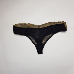 ست شورت و سوتین زنانه برتا مدل توری کد 2420BBG رنگ مشکی