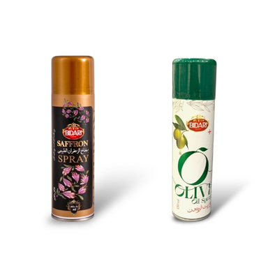 اسپری زعفران بیداری به همراه اسپری روغن زیتون بیداری حجم 80 میلی لیتر مجموعه ۲ عددی