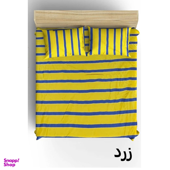 سرویس ملحفه کوکو جم مدل کالم دو نفره 3 تکه