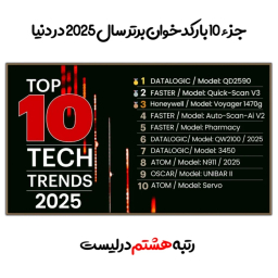 بارکد خوان دو بعدی اتم مدل N911 کد 2025