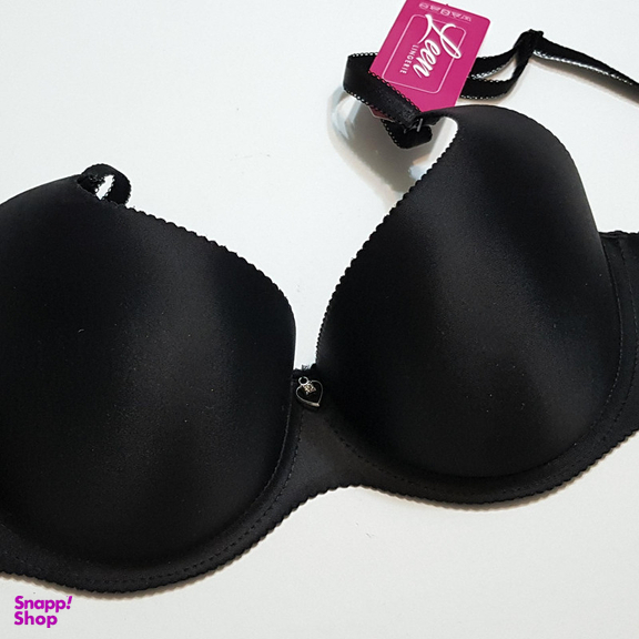 سوتین زنانه لین مدل فنردار پوش آپ کد 4680-704 رنگ مشکی