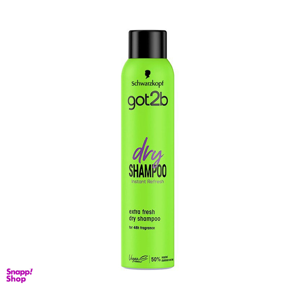 اسپری شامپو خشک شوآرزکوف مدل got2b extra fresh حجم 200 میلی لیتر
