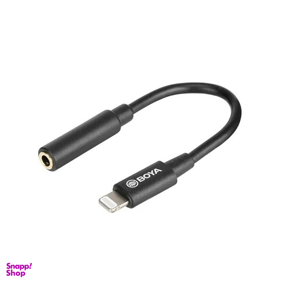 کابل تبدیل Jack 3.5mm Female به Lightning بویا مدل BY-K8