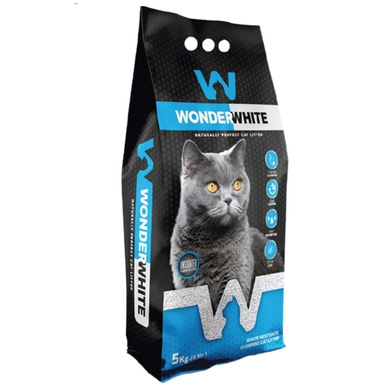 خاک گربه واندر وایت بدون رایحه کد 4359 وزن 5 کیلوگرم