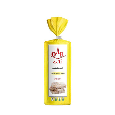 رایس کیک نمکی ا آ ب وزن 100 گرم