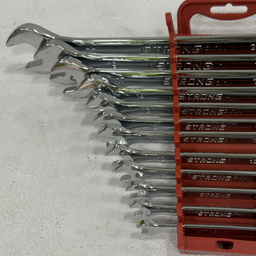 آچار یکسر تخت و یکسر رینگی استرانگ مدل SMT-STRONG-12PCS-22MM مجموعه 12 عددی