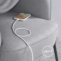 کابل تبدیل USB-C به لایتنینگ انکر مدل Power Line III Flow A8662 طول 0.9 متر