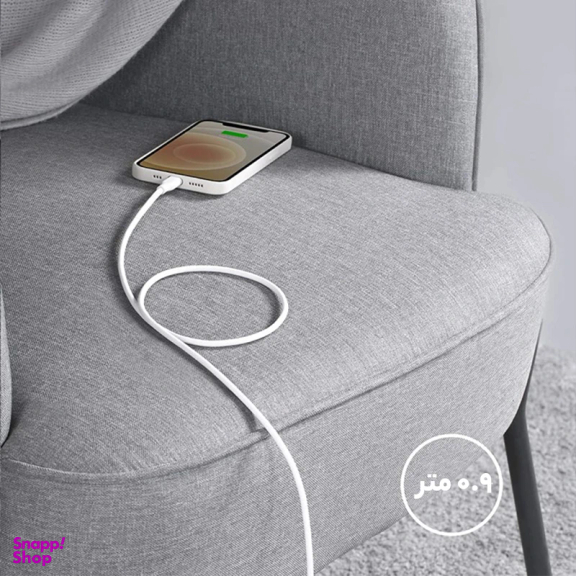 کابل تبدیل USB-C به لایتنینگ انکر مدل Power Line III Flow A8662 طول 0.9 متر