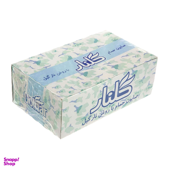 صابون گلنار مدل روغن نارگیل بسته 6 عددی