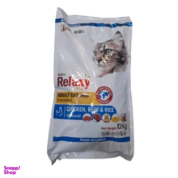 غذای خشک گربه ریلکسی مدل مولتی کالر وزن 10 کیلوگرم