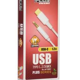 کابل Type-C به Jack 3.5mm کی نت پلاس مدل KP-B21 طول 1.2 متر