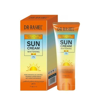 کرم ضد آفتاب دکتر راشل مدل Whitening SPF75 وزن 60 گرم