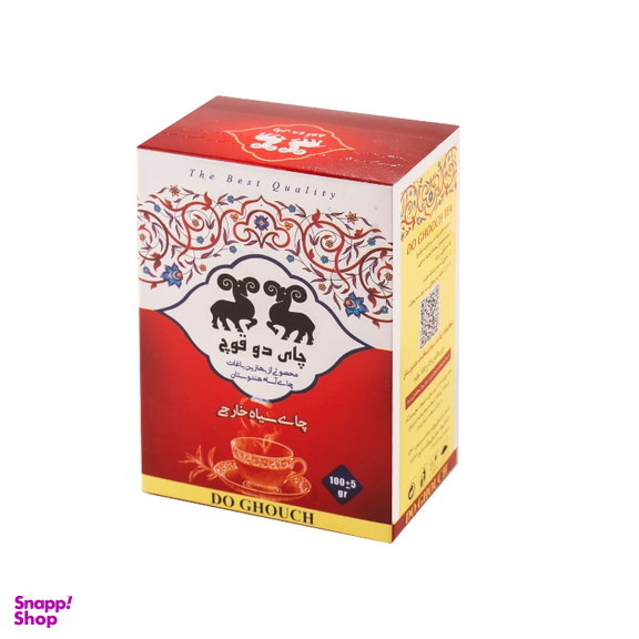 چای سیاه شکسته سوپر زرین و هل دار و ارل گری و  آسام و کله مورچه دو قوچ وزن 100 گرم بسته 5 عددی