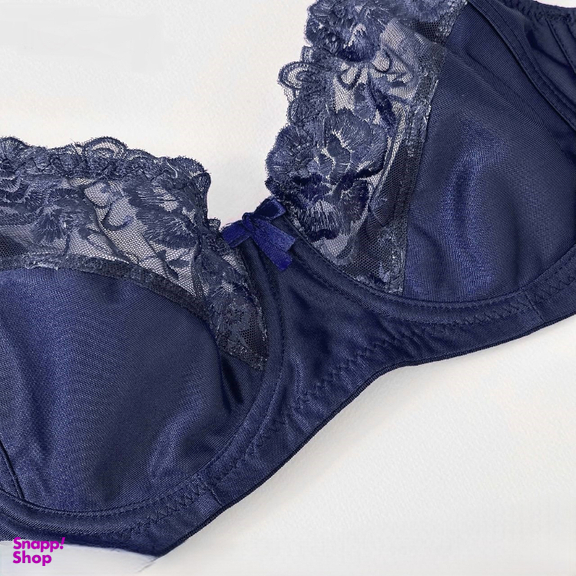 سوتین زنانه نوشه پوش کد 20407 رنگ سرمه ای