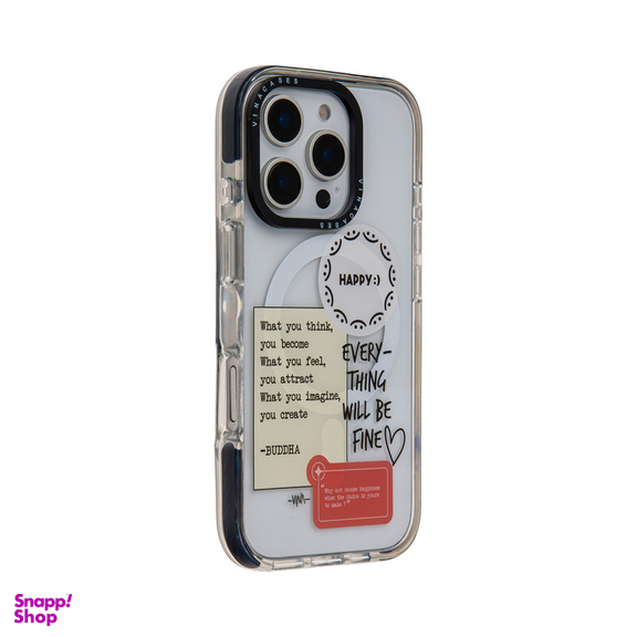 کاور موبایل ویناکیسز مدل Motivational MagSafe مناسب اپل iphone 16 pro