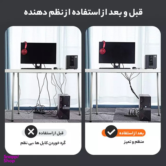 جمع کننده کابل مک دودو مدل VS-096 طول 1 متر