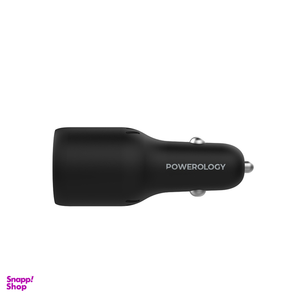 شارژر فندکی 65 وات پاورولوژی مدل Dual Port