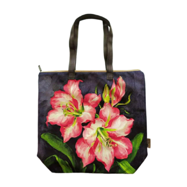 کیف پارچه ای زنانه مدل گل سوسن