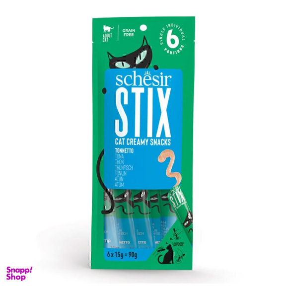 بستنی گربه شسیر طعم ماهی تن بسته 6 عددی