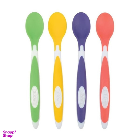 ست قاشق دکتر براونز مدل soft tip مجموعه 4 عددی