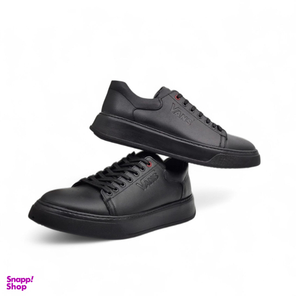 کفش طبی مردانه چرم ریباری مدل V15 رنگ مشکی