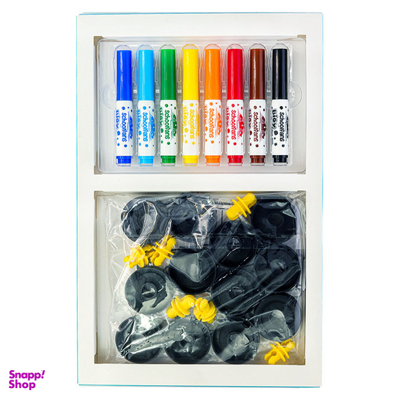 ماژیک رنگ آمیزی اسکول فنس کد 20 به همراه کاردستی بسته 8 عددی